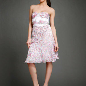 Abaete Dress Veronica Bustier Silk Strapless